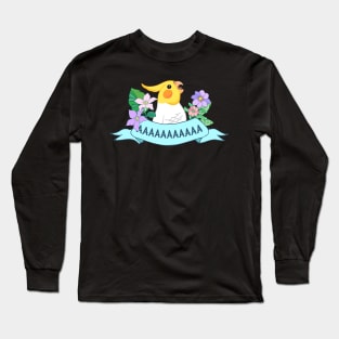 Aesthetic Cockatiel AAAAA Long Sleeve T-Shirt